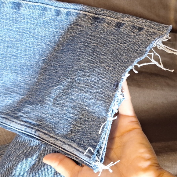 Zara Light Blue Straight Leg Jeans - Picture 3 of 12